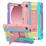 Grifobes Case for Samsung Galaxy Tab A9 2023(8.7 inch), Heavy Duty Military Grade Shockproof Rugged Protective 8.7" Cover with Built-in Stand for Galaxy Tab A9 SM-X110/X115/X117 (Colorful)