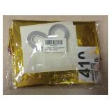 46 pcs 16 Inch XOXO LOVE Letters Pink Red Foil Balloons (XOXOLOVE) (rose gold+silver)