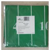 Oojami 1 Touchdown Table Cover Tailgate Birthday Party Football Tablecloth, 54 Inches Wide, 108 Inches Long, for 8 Chairs, Birthday