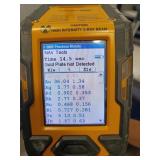 Gold earrings 8.65 karat 36% gold 5.77% silver - lab created diamonds