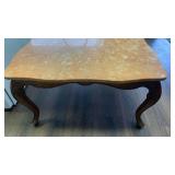 Provincial Italian Marble Top Coffee Table 32x32x18 inches MGA75