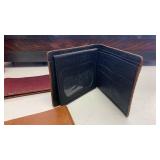 Handcrafted Leather Bifold Wallet Lot of 3