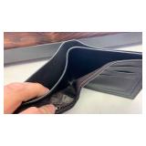 Pizaienbao Black Imitation Leather Wallets with Windmill Design lot of 2