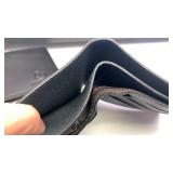 Pizaienbao Black Imitation Leather Wallets with Windmill Design lot of 2