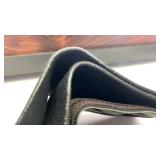 Black imitation Leather Bifold Wallets with Dutch Windmill Design lot of 2