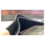 Black imitation Leather Bifold Wallets with Dutch Windmill Design lot of 2