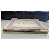 Collection of Piano Sheet Music & Movie Soundtrack