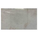 Art Deco Glass Display Case with Chevron Pattern with Pyrex glass baking dish approx 13x9x2 inches MGA75