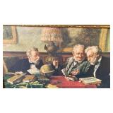 Oil Painting in Ornate Gold Frame MGA75 approx 40x28 inches