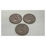 1776-1976 Bicentennial Quarter Dollar Coin Set of 3 GS80