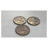 1776-1976 Bicentennial Quarter Dollar Coin Set of 3 GS80