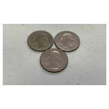 1776-1976 Bicentennial Quarter Dollar Coin Set of 3 GS80