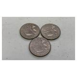 1776-1976 Bicentennial Quarter Dollar Coin Set of 3 GS80