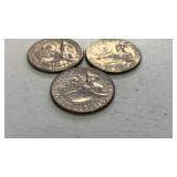 1776-1976 Bicentennial Quarter Dollar Coin Set of 3 GS80