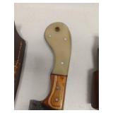 Damascus Steel Fixed Blade Knife Collection lot of 3 Retail $120