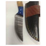 Handmade Damascus Steel Hunting Knife Set lot of 3 Retail $120