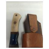 Handcrafted Damascus Steel Hunting Knife Set lot of 3 Retail $120