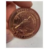 1 oz 999 Fine Copper Round 1921 Peace Dollar design
