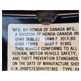 2017 Honda Civic SI Black