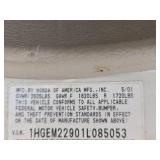 2001 Honda Civic EX White