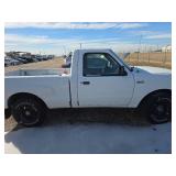 2000 Mazda B2500 Pickup White