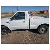 2000 Mazda B2500 Pickup White