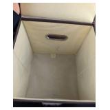 Collapsible Lavender Fabric Storage Box set with Lids