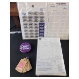 Scentsy Testers Kit with Striped Bag and misc additional products