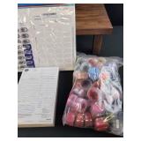 Scentsy Testers Kit with Striped Bag and misc additional products