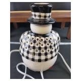 Scebtsy Warmer Buffalo Check Snowman Christmas Countdown Wax Warmer
