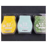 Scentsy Wax Bar Collection - Yellow, Mint, and Green