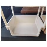 5 shelf White Rubbermaid Wall Storage Organizer Set