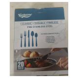 Wondercrew 20-Piece Stainless Steel Flatware Set