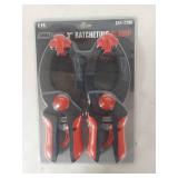 3-inch Ratcheting Clamp Set - 2 Piece