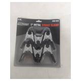 Tool Shop 1-inch Metal Spring Clamps Set of 6
