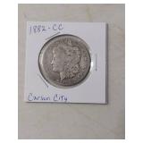 1882-CC Morgan Silver Dollar - Carson City Mint