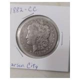1882-CC Morgan Silver Dollar - Carson City Mint
