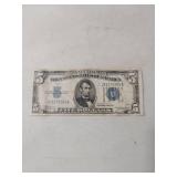 1934 $5 Silver Certificate