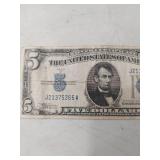 1934 $5 Silver Certificate