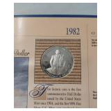 1982 George Washington Commemorative Silver Half Dollar