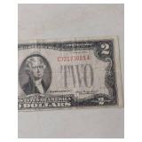 1928 D Series $2 Red Seal Note