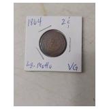 1864 Two Cent Piece