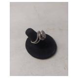 Sterling Silver Cluster Ring