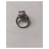 Sterling Silver Cluster Ring