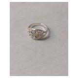 Sterling Silver Filigree Dome Ring