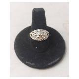 Sterling Silver Filigree Dome Ring