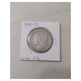1890 Carson City Morgan Silver Dollar