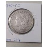 1890 Carson City Morgan Silver Dollar