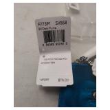 Coach Signature Nylon Cosmetic Pouch - Dark Plume Blue