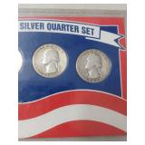 WWII Silver Quarter Collection 1942-1945
